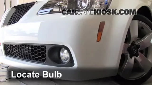 2009 Pontiac G8 GT 6.0L V8 Lights Fog Light (replace bulb)